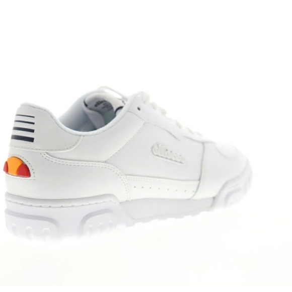 ELLESSE TANKER LO 6-13670 MENS WHITE LEATHER LOW TOP LIFESTYLE SNEAKERS … - Picture 8 of 9